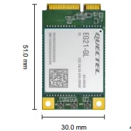 Module LTE Cat 4 certifié EG21GLGA-MINIPCIE, conception basse consommation, débit de données de 10 Mbps, AT&T Verizon CE FCC RoHS pour appareils IoT OEM