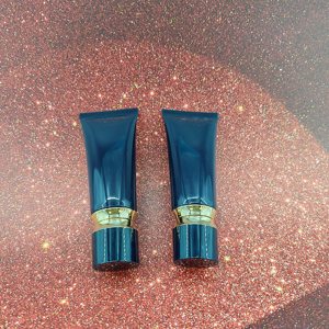 Luxury Customized <b>Plastic</b> Oval Cosmetic <b>Tube</b> For Sunblock Sunscreen Cream With Gold Oval Screw Cap Special Unique Shape <b>Tube</b> - Product Image 6