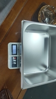 Bac gastronorme en acier inoxydable pour buffet, restaurant, traiteur, stockage alimentaire
