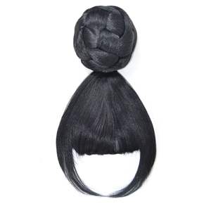Extension capillaire synthétique en poils Afro pour femmes, postiche à frange, Clip, queue de cheval - Product Image 5