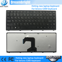 Clavier de remplacement pour ordinateur portable Lenovo S300 S400 S405 S415, noir, disposition américaine, clavier anglais pour ordinateur portable