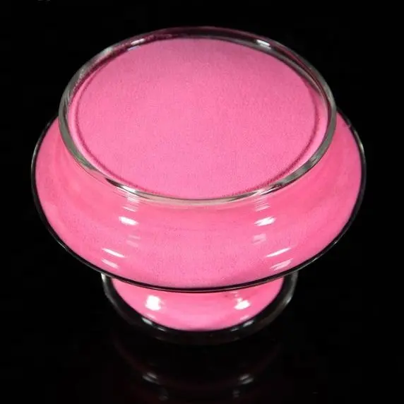 Glow In The Dark Powder/Luminous Powder Of Body Color Is Pink, Glowing Color Is Light-pink