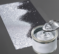 Pâte de pigment métallisé sous vide à effet miroir VMP pour le revêtement du papier et les boîtes cadeaux