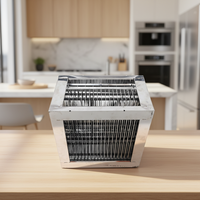 Filtre à air cellulaire électrostatique avec extracteur de fumée à champ électronique plasma moteur, purificateur d'air de cuisine