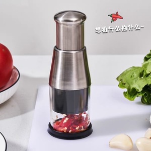 Dễ dàng bằng thép không gỉ củ<span class=keywords><strong>a</strong></span> nhãn hiệu tỏi Presser nhà bếp rau Chopper cho Ớt hành tây đậu phộng-trái cây rau công cụ - Product Image 5