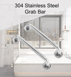 バスルームスチールシャワー安全ハンドレールサポートシャワーハンディキャップレールステンレススチールグラブバー - Product Image 4