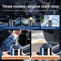 Diffuseur d'aromathérapie pour voiture, logo personnalisé OEM, en alliage, pulvérisation intelligente avec élimination du formaldéhyde, double usage voiture et maison