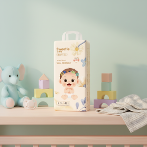 Vente directe d'usine chinoise de produits pour bébés de qualité supérieure, couches pour bébés super absorbantes 1800 ml, couches pour nourrissons, vente en gros de couches pour bébés - Product Image 1