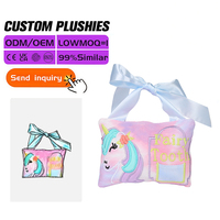 Almohada de Peluche Personalizada con Forma de Corazón Rosa y Logotipo de Empresa, Cojín Suave Relleno, Servicio OEM ODM, Diseño Anime