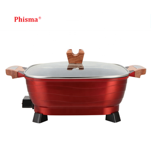 Phisma Venta caliente 220V 1500W antiadherente 6.2l Fondue <span class=keywords><strong>Crock</strong></span> 2-6 personas <span class=keywords><strong>olla</strong></span> caliente China eléctrica para la venta - Product Image 1