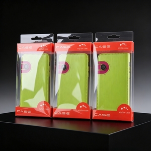 <b>Cheap</b> Folding PVC Clear Mobile Phone Case Packaging Box Factory Customized Phone Case Packaging Box for Consumer Electronics - Product Image 1