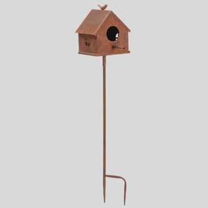 Casa para Pájaros de Metal Resistente a la Oxidación, con Acabado con Recubrimiento en Polvo, Refugio Colgante para Exteriores para Pájaros Pequeños, Disponible para la Venta - Product Image 1