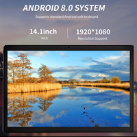 Tablette Android avec caméra frontale à écran 1920x1080, 14 pouces