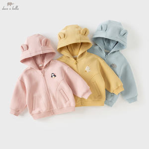 DB3253556 DAVE BELLA cappotto per bambini autunno bambino carino stile Casual cappotto di <span class=keywords><strong>cotone</strong></span> felpa in <span class=keywords><strong>cotone</strong></span> per ragazza e ragazzo - Product Image 1
