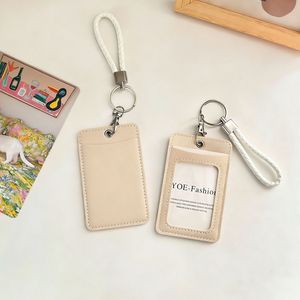 <span class=keywords><strong>Porte</strong></span>-badge professionnel personnalisé en cuir PU gris foncé à une fente pour cartes de visite nationales - Product Image 5