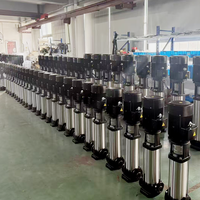 Pompe à eau centrifuge verticale multi-étages en acier inoxydable 2 HP 1,1 kW, contrôle entièrement automatique, haute pression, pompe intelligente