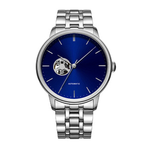Montre pour homme et <span class=keywords><strong>femme</strong></span>, montres mécaniques de luxe, acier inoxydable, haute qualité, étanche, sport, montre-bracelet personnalisée pour les affaires - Product Image 1