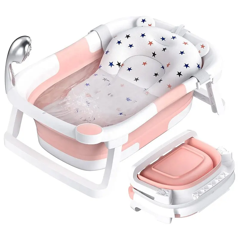 Multifunctionele Opvouwbare Babybadkuip Draagbare Opvouwbare Babybadkuip Antislip Voor Baby 'S Of Peuters