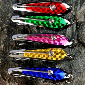 Cucharas de Pesca de Acero Inoxidable de 7.5cm, 9.5cm y 10cm, Señuelo de Pesca Tipo Drone para Pez Rey, Trucha, Peces de Agua Salada y Tiburón, para Pesca Oceánica - Product Image 1