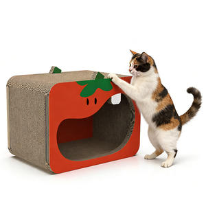 Tempat Tidur dan Papan Garukan Kucing 2-in-1 Mewah, Terlaris, Terbuat dari Kertas Ramah Lingkungan, Tahan Lama, untuk Penggunaan Dalam Ruangan - Product Image 4