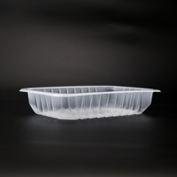 Plateau alimentaire en plastique Kingstar, plateau alimentaire biodégradable, plateau en PP