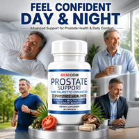 Capsules de soutien de la prostate Shecome à succès avec du palmier nain et des multivitamines pour la gestion de l'énergie des adultes