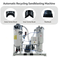 Robot de sablage pour le recyclage du sable de fonderie, pour le nettoyage des moules, doté de composants essentiels : pompe et moteur