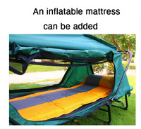Tente de camping au sol chaude avec protection double couche contre la pluie pour le camping et la pêche en plein air
