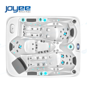 JOYEE Nouveau Design <span class=keywords><strong>Jacuzzi</strong></span> Bain à remous autoportant pour <span class=keywords><strong>jardin</strong></span>, <span class=keywords><strong>Spa</strong></span> extérieur pour 2 à 3 personnes, modèle familial - Product Image 4
