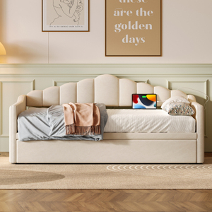 โซฟาเบดปรับนอนได้ขนาดทวิน หุ้มกำมะหยี่ พร้อมเตียงเสริมในตัว ช่องเสียบ USB สำหรับชาร์จไฟ เหมาะสำหรับห้องนั่งเล่น - Product Image 2