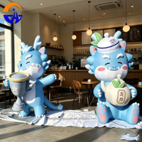 Modèle de ballon gonflable géant personnalisé 2026 Chenghuang, imprimé, en forme de personnage de dessin animé, en tissu Oxford, pour publicité extérieure