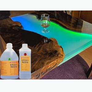 Crystal Clear Factory Price Deep Casting <b>Resin</b> Wood Transparent <b>Resin</b> <b>Epoxy</b> <b>Table</b> - Product Image 5