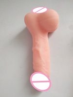 Gode simulé creux à double tête pour hommes et femmes Masturbateur plaisir sexuel à double usage