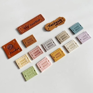 Wholesale High Quality Custom PU Clothing Hot Stamp Leather <strong>Jeans</strong> Tag <strong>Label</strong> Embossed <strong>Jeans</strong> Leather <strong>Label</strong> Tag - Product Image 2