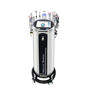 Mesin mikrodermabrasi hidro 11 dalam 1, peralatan kecantikan wajah penglupas Jet oksigen hidro 2023 11 dalam 1