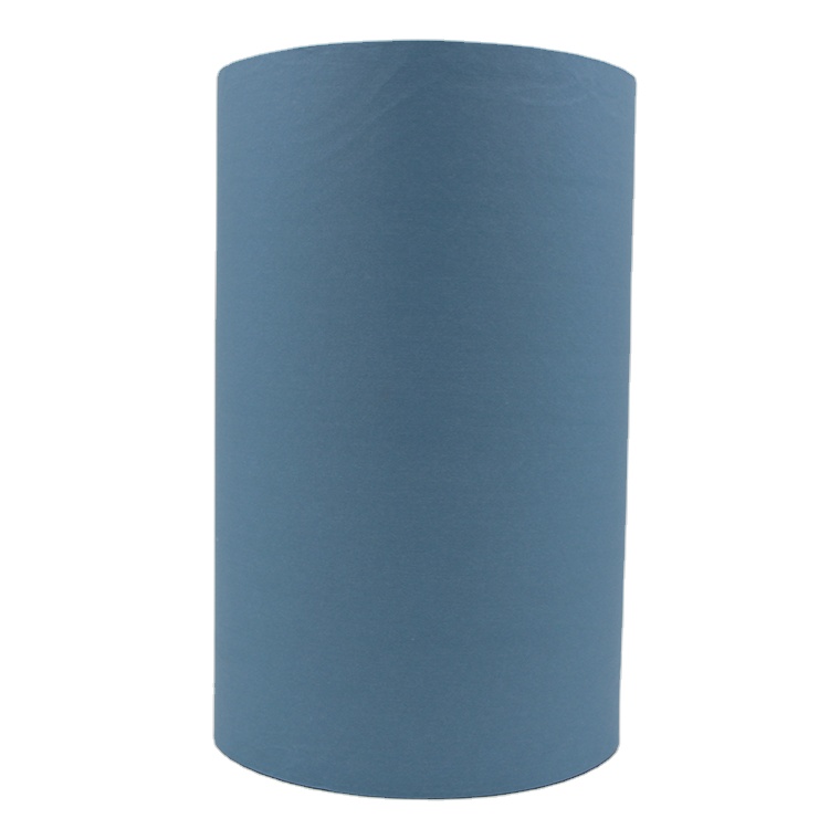 Factory Supply Woodpulp PET Laminated Spunlace Nonwoven Fabric Jumbo Roll for Industrial Wiper