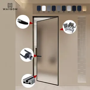 40 slim aluminum profile for shower swing door profile aluminum casement door and window system aluminum invisible door profile