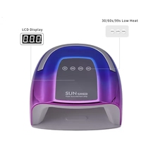Lampe à ongles UV automatique HaoNan NL-3 200W LED 405nm, séchage rapide du gel à ongles, lampe portable professionnelle pour salon, garantie 1 an