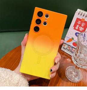 Coque de téléphone Samsung S26 Ultra, film magnétique à dégradé bicolore liquide, protection intégrale anti-chute - Product Image 4