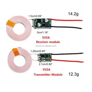 5V1A/5V2A โมดูลจ่ายไฟไร้สาย แผงวงจรรับส่งสัญญาณการชาร์จแบบไร้สาย - Product Image 2