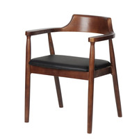 Chaise de salle à manger présidentielle en bois massif |   Style nordique et nouveau style chinois |   Couleurs personnalisées