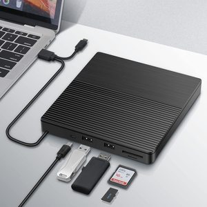 Grabadora de DVD y CD de Alta Velocidad, Unidad Óptica Externa USB 3.0, Compatible con Unidades de DVD Externas Profesionales - Product Image 2