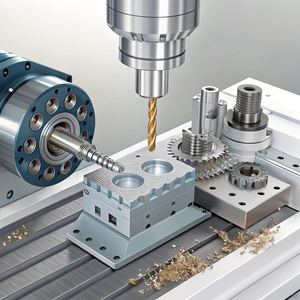 Componentes Mecanizados por CNC OEM, Aleación de Aluminio, Acero Inoxidable, Latón, Fresado de Precisión, Producción en Fábrica - Product Image 2