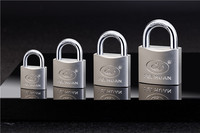 Cadenas en fer nickelé avec cylindre en laiton et anse renforcée, prix d'usine, vente en gros, échantillon disponible