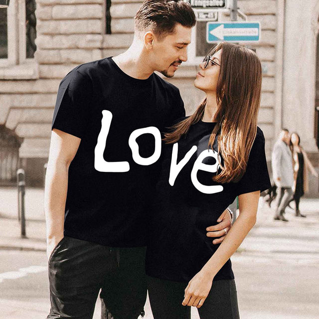 Love Couple T Shirt Design Wholesale Custom Printing