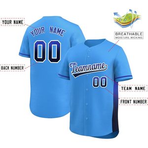 Custom Baseball Jersey Button <b>Down</b> Shirt Personalized Stitched Or Printed Name Number Unisex Adult Moisture Wicking - Product Image 2