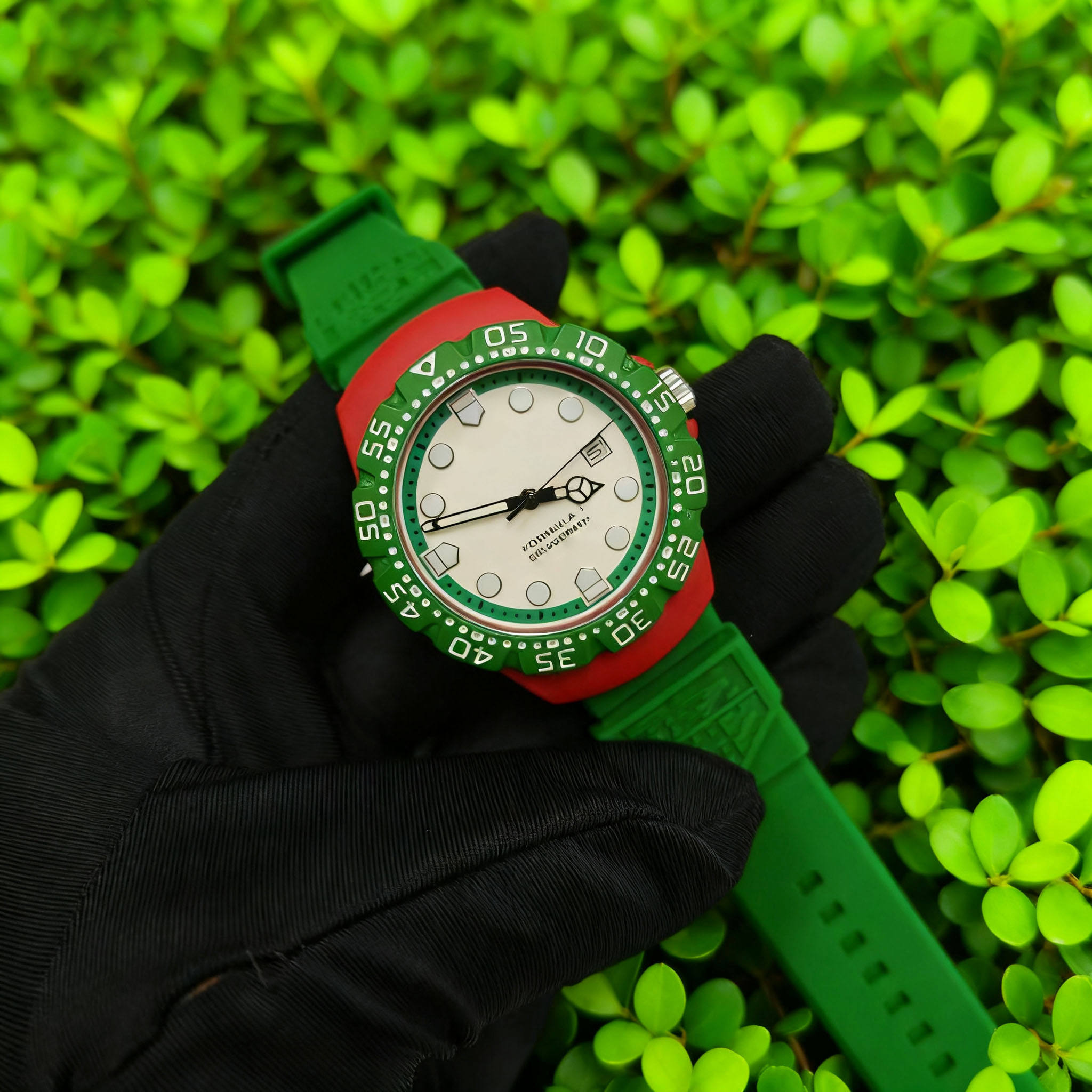 สีเขียว