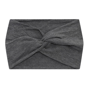 Diadema Deportiva Extra Ancha de 24*18cm, Estilo Europeo Americano, Absorbente de Sudor, Unisex, para Yoga, Fitness, Ciclismo al Aire Libre, Accesorios para el Cabello - Product Image 3