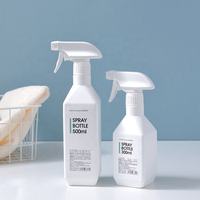 Bouteille pulvérisateur à gâchette en plastique HDPE pour produits ménagers, 300 ml, 500 ml