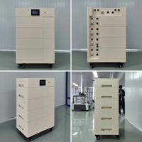 Batterie Lithium LiFePo4 Empilable avec Onduleur 30.72kWh-61.44kWh IP65 Haute Tension Tout-en-un pour Stockage d'Énergie Solaire Hybride Domestique